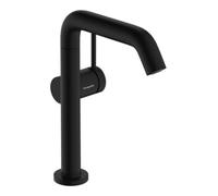 Hansgrohe hansgrohe Mitigeur lavabo monocommande Tecturis S F A 210 mm, avec bec pivotant + vidage pop-up, chrome mat Quantité:1