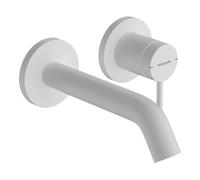 Hansgrohe hansgrohe Mitigeur lavabo monocommande Tecturis S UP, p. montage mural, bec 165 mm, blanc mat Quantité:1