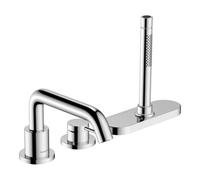 Hansgrohe Mitigeur monocommande Tecturis S pour baignoire 3 trous sBox saillie 194mm chrome 73447000