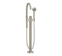 Hansgrohe hansgrohe Mitigeur monocommande baignoire Axor One, bec 220 mm, sur pied, nickel brossé Quantité:1