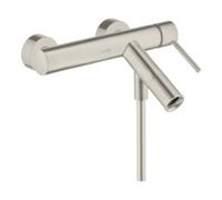 Hansgrohe hansgrohe Mitigeur monocommande baignoire Axor Starck AP, A 200 mm, avec poignée à broche, aspect acier inoxydable Quantité:1