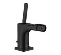 Hansgrohe hansgrohe Mitigeur monocommande bidet Axor Citterio E A 114 mm, avec poignée à goupille, tirette, chrome mat Quantité:1