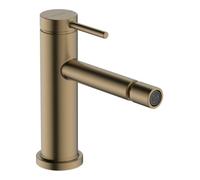 hansgrohe Tecturis S Mitigeur monocommandé pour bidet, saillie 148 mm, 73201140, Couleur: Bronze brossé