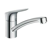 Hansgrohe Mélangeur de cuisine Logis 120 71831000 – chromé, basse pression, bec pivotant 360°