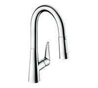hansgrohe Talis M51 M5116-H160 robinet de cuisine 73850800, aspect inox, avec douchette extractible, sBox