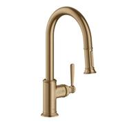 Hansgrohe hansgrohe Mitigeur monocommande évier 180 Axor Montreux avec douchette extractible, bronze brossé Quantité:1