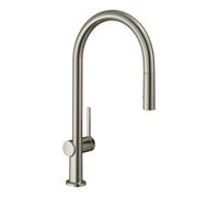 Hansgrohe hansgrohe Mitigeur monocommande évier 210 Talis M54 avec douchette extractible, 2 jets, aspect acier inoxydable Quantité:1