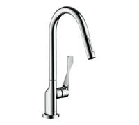 Hansgrohe hansgrohe Mitigeur monocommande évier 250 Axor Citterio avec douchette extractible, or poli Quantité:1