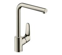 Hansgrohe hansgrohe Mitigeur monocommande évier 280 Focus M41 EcoSmart 1jet, 4,7 l/min, aspect acier inoxydable Quantité:1