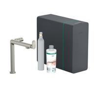 Hansgrohe hansgrohe Mitigeur monocommande évier Aqittura M91 SodaSys 240, 1 an, kit de démarrage, ED Quantité:1