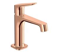 hansgrohe AXOR Citterio Mitigeur monocommande de lavabo sans garniture de vidage, 34017300, Couleur: Rouge poli or