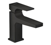 Hansgrohe hansgrohe Mitigeur monocommande lavabo 100 Metropol m HG, poussoir, bec 127 mm, mat noir Quantité:1