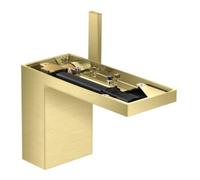 Hansgrohe hansgrohe Mitigeur monocommande lavabo 110 Axor MyEdition A 150 mm, avec vidage poussoir, sans plaque, brossé brun Quantité:1