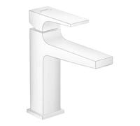 Hansgrohe hansgrohe Mitigeur monocommande lavabo 110 Metropol m HG, poussoir, bec 135 mm, blanc mat Quantité:1