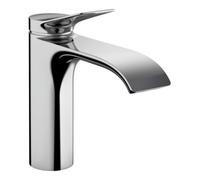 Hansgrohe Mitigeur lavabo Vivenis 75024000 sans tirettes, garniture de vidange, chromé