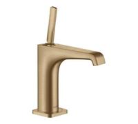 Hansgrohe hansgrohe Mitigeur monocommande lavabo 130 Axor Citterio E A 143mm, poignée à goupille, sans vidage, bronze mat Quantité:1