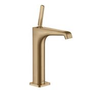 Hansgrohe hansgrohe Mitigeur monocommande lavabo 190 Axor Citterio E A 143 mm, avec poignée à ergot, sans vidage, bronze Quantité:1