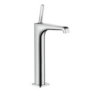 hansgrohe AXOR Citterio E Mitigeur monocommande de lavabo 250 sans timon pour lavabo, 36104800, Couleur: Acier inoxydable Optic