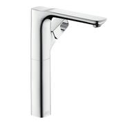 hansgrohe AXOR Urquialo Mitigeur monocommandé pour lavabo, ComfortZone280, saillie 198mm, garniture découlement non verrouillable, 11035000, Couleur: chrome