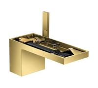 Hansgrohe hansgrohe Mitigeur monocommande lavabo 70 Axor MyEdition A 151 mm, avec vidage poussoir, sans plaque, finition or optique Quantité:1