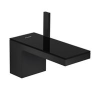 Hansgrohe hansgrohe Mitigeur monocommande lavabo 70 Axor MyEdition A 151 mm, poussoir, avec plaque, blanc mat/acier inox brillant Quantité:1