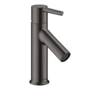hansgrohe AXOR Starck Mitigeur monocommande de lavabo pour lave-mains 80 avec béqu'ille, chromé, 10102340, Couleur: Chrome noir brossé