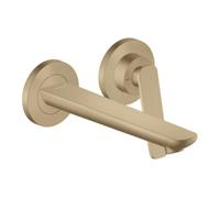 Hansgrohe hansgrohe Mitigeur monocommande lavabo Axor Citterio C o S, bronze b, encastré mural, bec 193 mm Quantité:1