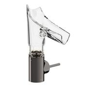 Hansgrohe hansgrohe Mitigeur monocommande lavabo Axor Starck V 140 mm verre, sans vidage, chanfreiné, poli b vc Quantité:1