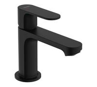 Hansgrohe Mitigeur monocommande lavabo Rebris S 80 – CoolStart EcoSmart, vidage métal, noir mat