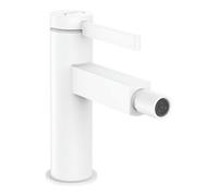 hansgrohe Finoris Mitigeur monocommandÃ© pour bidet avec vidage Push-Open, saillie 129 mm, 76200, Coloris: blanc mat - 76200700
