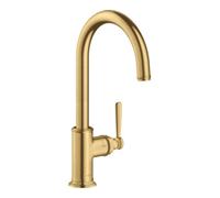 Hansgrohe hansgrohe Mitigeur monocommande pour évier 260 Axor Montreux avec bec pivotant, optique or brossé Quantité:1