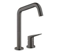 Hansgrohe hansgrohe Mitigeur monotrou 2 trous 240 Axor Citterio M avec bec pivotant, chrome noir brossé Quantité:1