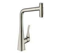 Hansgrohe hansgrohe Mitigeur monotrou 2 trous Metris Select M71-320 ED, bec pivotant extractible, 2 jets, sBox Quantité:1