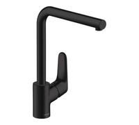 Hansgrohe hansgrohe Mitigeur monotrou évier 280 Focus M41 1jet, noir mat Quantité:1