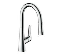 Hansgrohe hansgrohe Mitigeur monotrou pour évier 200 Talis M51 avec douchette extractible, 2 jets, chrome Quantité:1
