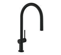 Hansgrohe hansgrohe Mitigeur monotrou pour évier 210 Talis M54 avec bec extractible, 1jet, noir mat Quantité:1