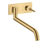 Hansgrohe hansgrohe Mitigeur mural pour évier Axor Uno UP, optique or brossé Quantité:1