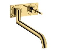 Hansgrohe hansgrohe Mitigeur mural pour évier Axor Uno UP, optique or poli Quantité:1