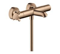 Hansgrohe hansgrohe Mitigeur thermostatique baignoire Axor Citterio E AP, sortie 177 mm, 2 débits, or rouge poli Quantité:1