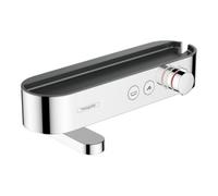 Hansgrohe Pulsify Select Mitigeur thermostatique bain avec tablette de douche 40cm chrome 24340000