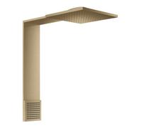Hansgrohe hansgrohe Module de douche ShowerComposition 250x250 mm, blanc, 2 jets, brossé bronze Quantité:1