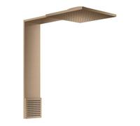 Hansgrohe hansgrohe Module de douche ShowerComposition 250x250 mm, chromé brossé, 2 jets, avec support Quantité:1