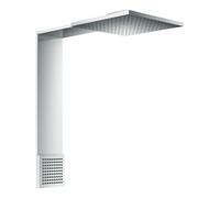 Hansgrohe hansgrohe Module de douche ShowerComposition 250x250mm, blanc, 2 jets, avec pomme de douche, chrome Quantité:1