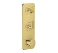 Hansgrohe hansgrohe Module thermostat Axor Citterio C cub cut, or poli optique, encastré avec plaque Quantité:1