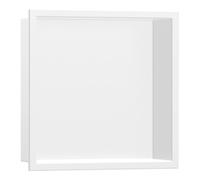 hansgrohe Niche murale XtraStoris Original 56093700 avec Rahmen , 300 x 300 x 70 mm, blanc mat