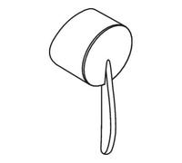 Hansgrohe hansgrohe Poignée de robinet iBox universelle Axor Starck chrome Quantité:1