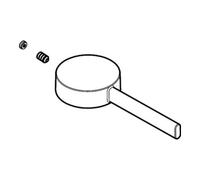 Hansgrohe hansgrohe Poignée incl. vis + bouchon HG Zesis chrome Quantité:1