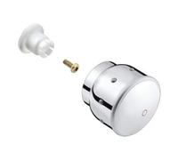 Hansgrohe hansgrohe Poignée pour Mondial côté eau chaude blanc/optique or Quantité:1