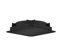 Hansgrohe hansgrohe Pomme de douche Axor Citterio C 1j De., Pression min. 1 bar, noir mat Quantité:1