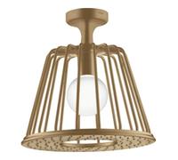 Hansgrohe hansgrohe Pomme de douche Axor Nendo 275 1jet avec raccord plafond, 275 mm, 1 jet, bronze brossé Quantité:1